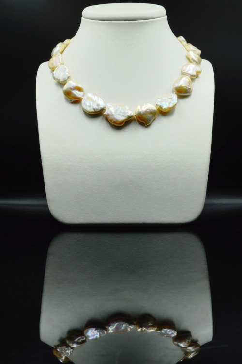 Bransoletka z oryginalnych pereł z gatunku Keshi