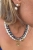 Choker z szafirowych pereł z Rzymską monetą