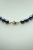 Choker z szafirowych pereł z Rzymską monetą