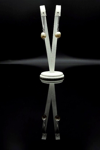 Kolczyki ze złotych pereł Barock