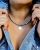 Choker ze srebrnych pereł z Rzymską monetą